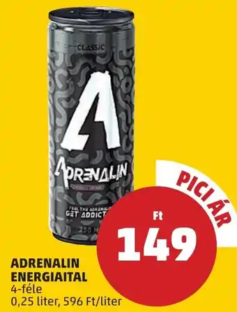 PENNY ADRENALIN ENERGIAITAL 0,25l ajánlat