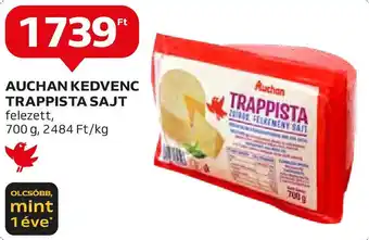 Auchan AUCHAN KEDVENC TRAPPISTA SAJT 700g ajánlat