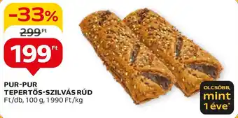Auchan PUR-PUR TEPERTŐS-SZILVÁS RÚD 100g ajánlat