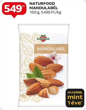 Auchan NATURFOOD MANDULABÉL 100g ajánlat