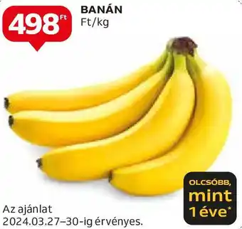 Auchan BANÁN 1kg ajánlat