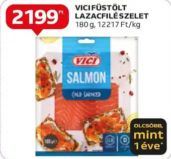 Auchan VICI FÜSTÖLT LAZACFILÉSZELET 180g ajánlat