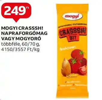 Auchan MOGYI CRASSSH! NAPRAFORGÓMAG VAGY MOGYORÓ 60-70g ajánlat