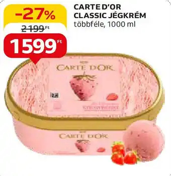 Auchan CARTE D'OR CLASSIC JÉGKRÉM 1000ml ajánlat