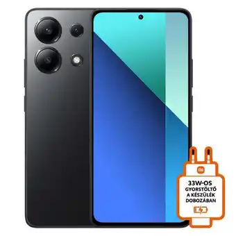 Xiaomishop Redmi Note 13 6GB+128GB okostelefon, Midnight Black ajánlat