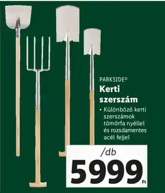 Lidl PARKSIDE Kerti szerszám ajánlat