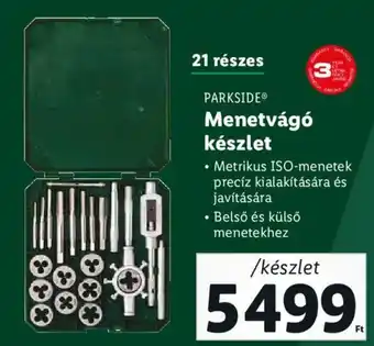 Lidl PARKSIDE Menetvágó készlet ajánlat