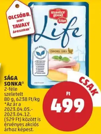 PENNY SÁGA SONKA 80g ajánlat