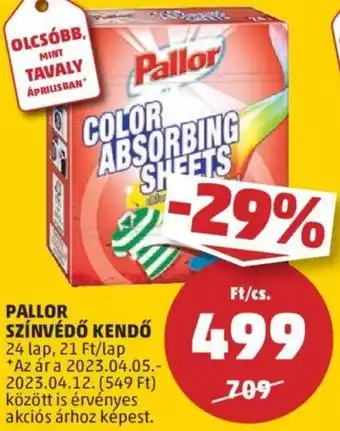 PENNY PALLOR SZÍNVÉDŐ KENDŐ 24 lap ajánlat