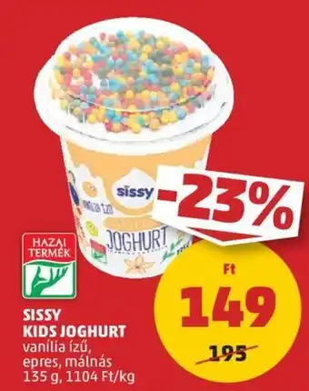 PENNY SISSY KIDS JOGHURT 135g ajánlat