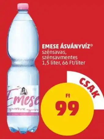 EMESE ÁSVÁNYVÍZ 1,5l