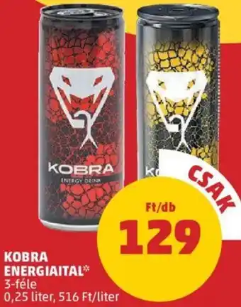 PENNY KOBRA ENERGIAITAL 0,25l ajánlat