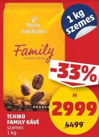 PENNY TCHIBO FAMILY KÁVÉ 1kg ajánlat