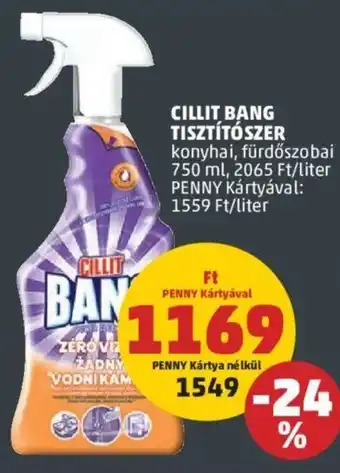 PENNY CILLIT BANG TISZTÍTÓSZER 750ml ajánlat