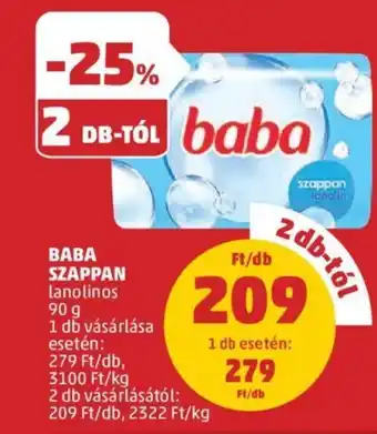 PENNY BABA SZAPPAN 90g ajánlat