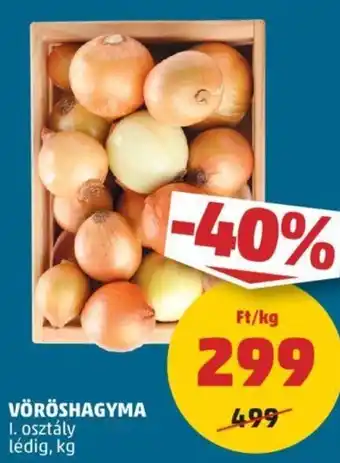 PENNY VÖRÖSHAGYMA 1kg ajánlat