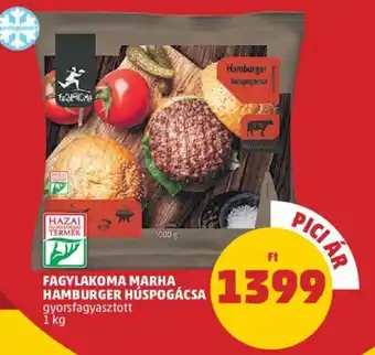 PENNY FAGYLAKOMA MARHA HAMBURGER HÚSPOGÁCSA 1kg ajánlat