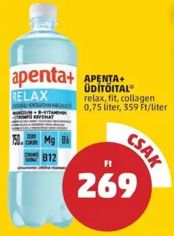 PENNY APENTA+ ÜDÍTŐITAL 0,75l ajánlat