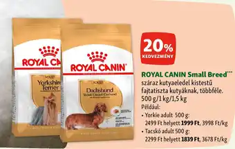 Fressnapf ROYAL CANIN Small Breed 500g, 1kg, 1,5kg ajánlat