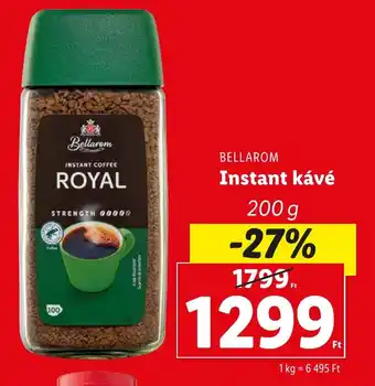 Lidl BELLAROM Instant kávé 200g ajánlat