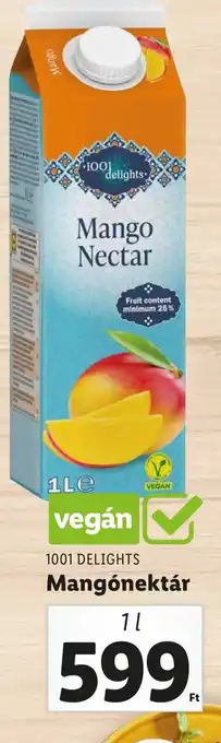 Lidl 1001 DELIGHTS Mangónektár 1l ajánlat