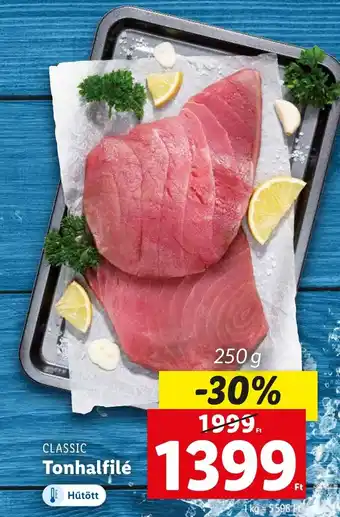 Lidl CLASSIC Tonhalfilé 250g ajánlat