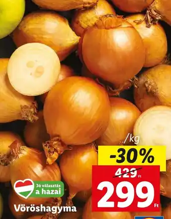 Lidl Vöröshagyma 1kg ajánlat
