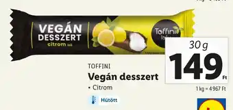 Lidl TOFFINI Vegán desszert 30g ajánlat