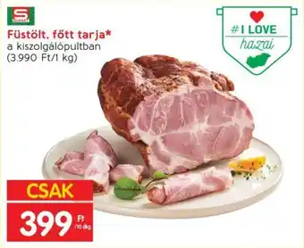 Spar Füstölt, főtt tarja 10dkg ajánlat