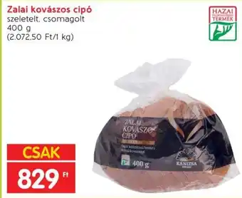 Spar Zalai kovászos cipó szeletelt, csomagolt 400 g ajánlat