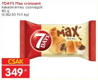 Spar 7DAYS Max croissant 80g ajánlat