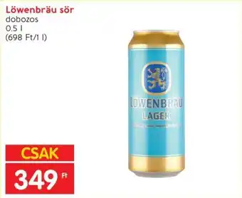 Spar Löwenbräu sör 0.5l ajánlat