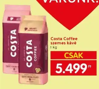 Spar Costa Coffee szemes kávé 1 kg ajánlat