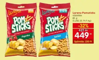 Lorenz Pomsticks többféle 85g