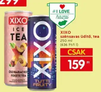 Spar XIXO szénsavas üdítő, tea 250ml ajánlat