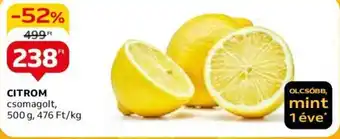 CITROM csomagolt, 500g