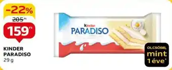 Auchan KINDER PARADISO 29g ajánlat
