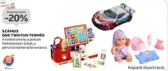 Auchan SZÁMOS ONE TWO FUN TERMÉK ajánlat