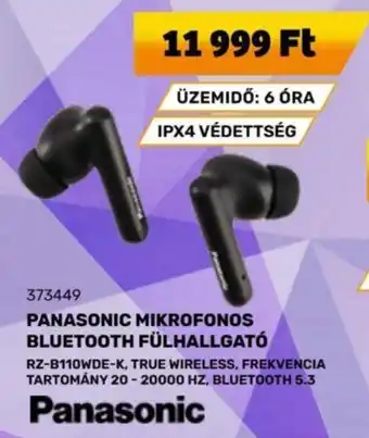 PANASONIC MIKROFONOS BLUETOOTH FÜLHALLGATÓ