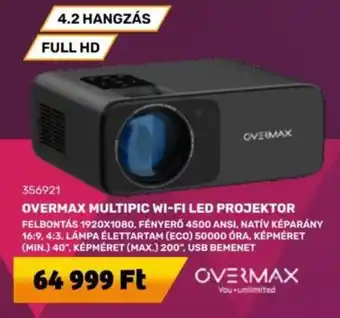 OVERMAX MULTIPIC WI-FI LED PROJEKTOR