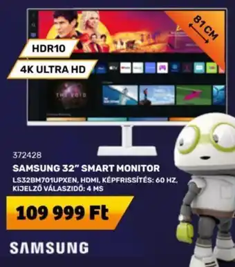 BestByte SAMSUNG 32" SMART MONITOR ajánlat