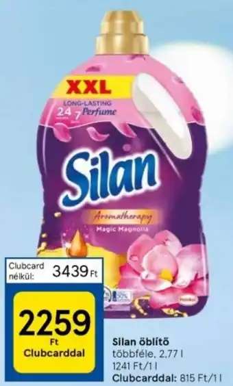 Tesco Silan öblítő többféle, 2,77l ajánlat