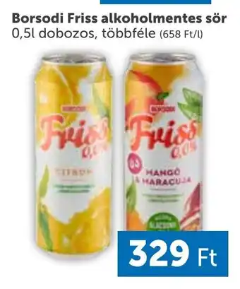 PRIVÁT Borsodi Friss alkoholmentes sör 0,5l ajánlat