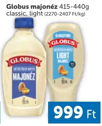 PRIVÁT Globus majonéz 415-440g ajánlat