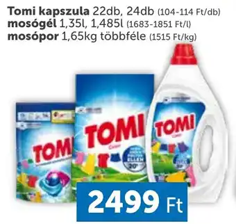 PRIVÁT Tomi kapszula 22db, 24db mosógél 1,351, 1,485l mosópor 1,65kg ajánlat