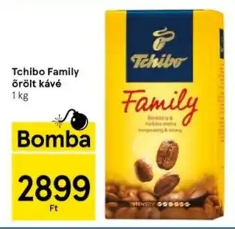 Tesco Tchibo Family örölt kávé 1 kg ajánlat