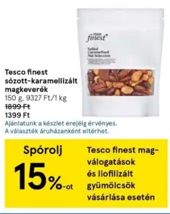 Tesco Tesco finest mag- válogatások magkeverék 150g ajánlat