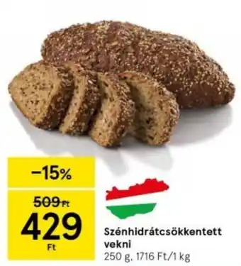 Tesco Szénhidrátcsökkentett vekni 250g ajánlat