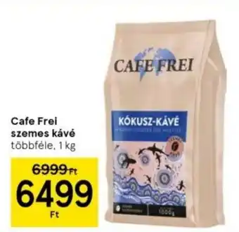 Tesco Cafe Frei szemes kávé többféle, 1 kg ajánlat