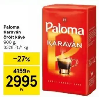 Tesco Paloma Karaván örölt kávé 900g ajánlat
